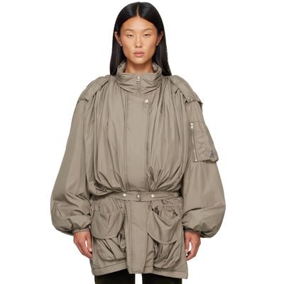 OPEN YY OPEN YY Khaki Belted Cargo Field Jacket