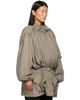 OPEN YY OPEN YY Khaki Belted Cargo Field Jacket - 2