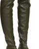 OPEN YY OPEN YY Khaki Thigh High Ballet Boots - 4