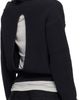 OPEN YY OPEN YY Navy Badge Applique Knit Pullover Sweater - 3