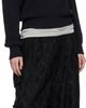 OPEN YY OPEN YY Navy Badge Applique Knit Pullover Sweater - 4