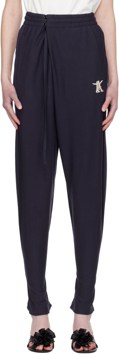 OPEN YY OPEN YY Navy Convertible Sweatpants