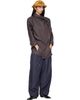 OPEN YY OPEN YY Navy Fluid Full Gather Trousers - 4