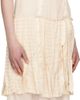 OPEN YY OPEN YY Off-White Flapper Pleats Midi Dress - 2