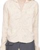 OPEN YY OPEN YY Off-White Floral Blankie Shirt - 1
