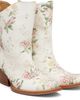 OPEN YY OPEN YY Off-White Floral Western Mid Calf Boots - 4