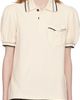 OPEN YY OPEN YY Off-White Puffy Piqué Polo - 1