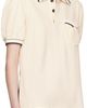 OPEN YY OPEN YY Off-White Puffy Piqué Polo - 2