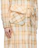 OPEN YY OPEN YY Orange Check Midi Dress - 2