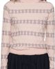 OPEN YY OPEN YY Pink Jacquard Pullover Sweater - 1