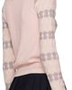 OPEN YY OPEN YY Pink Jacquard Pullover Sweater - 3