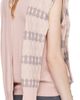 OPEN YY OPEN YY Pink Jacquard Sleeve Layered Cardigan Vest - 3