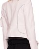 OPEN YY OPEN YY Pink Leather Radius Motor Jacket - 3