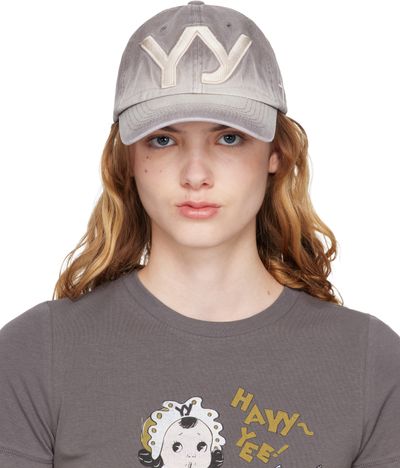 OPEN YY OPEN YY Purple 'YY' Gradient Ball Cap