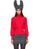OPEN YY OPEN YY Red Button Up Blouson Cardigan - 1