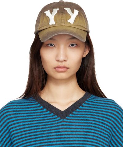 OPEN YY OPEN YY SSENSE Exclusive Brown Gradient Ball Cap