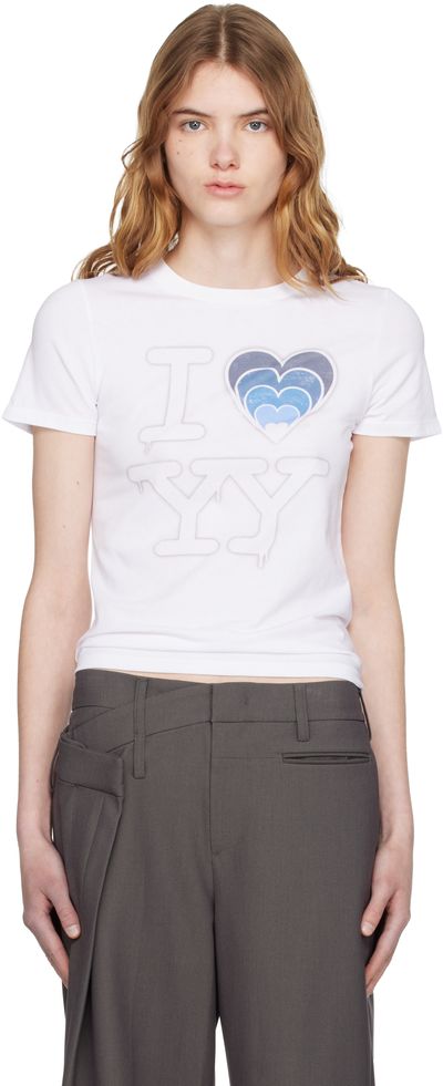 OPEN YY OPEN YY SSENSE Exclusive Brown 'I LOVE YY' Baby T-shirt