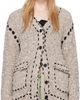 OPEN YY OPEN YY Taupe Contrast Cardigan - 1