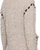 OPEN YY OPEN YY Taupe Contrast Cardigan - 3