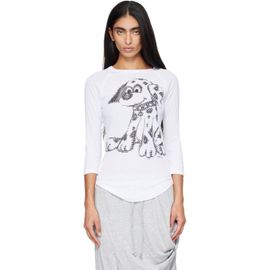 OPEN YY OPEN YY White 'Pet Club' Dalmatian Doodle T-Shirt