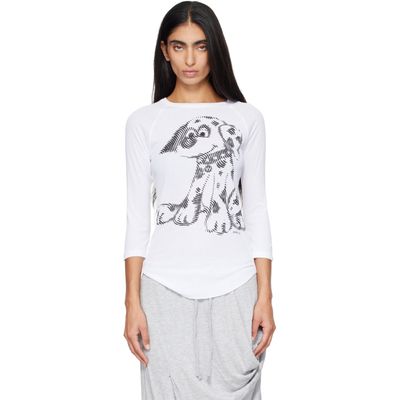 OPEN YY OPEN YY White 'Pet Club' Dalmatian Doodle T-Shirt