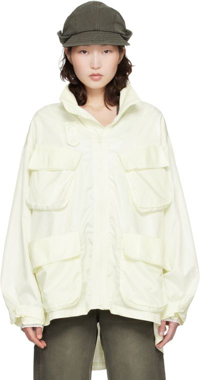 OPEN YY OPEN YY Yellow Cargo Pocket Wind Jacket