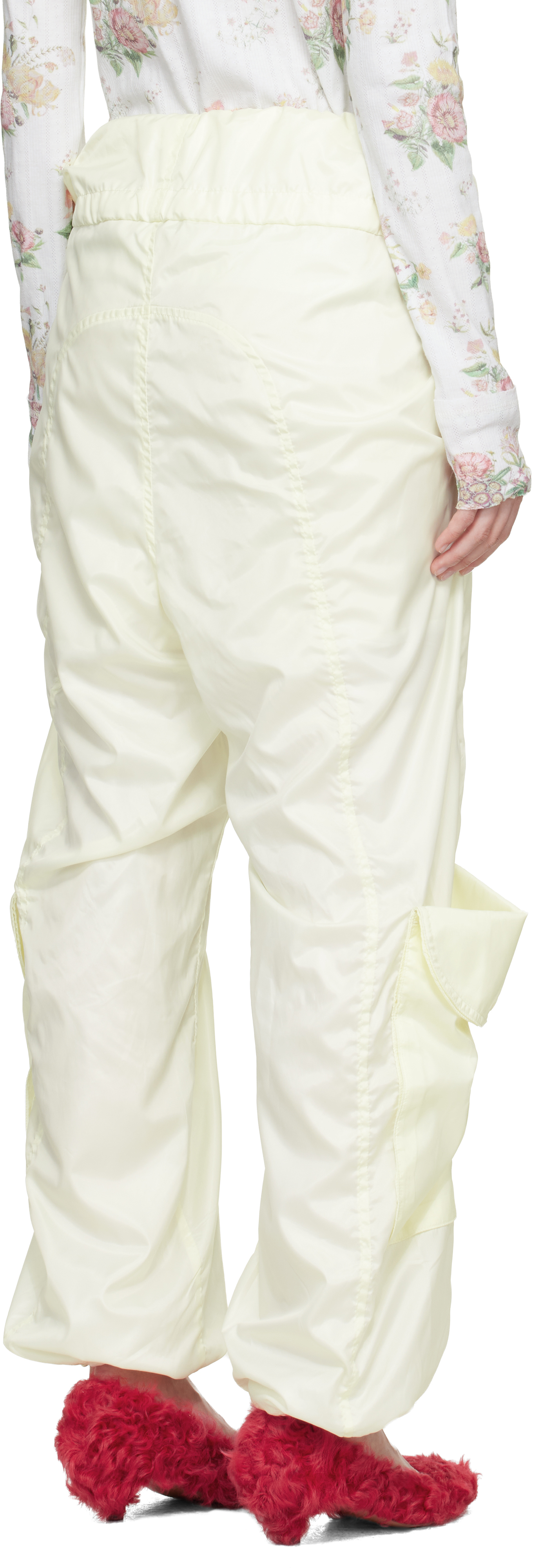 OPEN YY - Yellow Rolled Waist Cargo Wind Cargo Pants