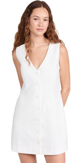o.p.t o. p.t Akiya Vest Mini Dress White