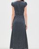 o.p.t o. p.t Kasey Silk Midi Dress Midnight Polka Dot - 3