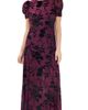 o.p.t o. p.t Ralph Velvet Dress Plum Velvet - 1