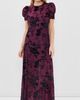 o.p.t o. p.t Ralph Velvet Dress Plum Velvet - 2