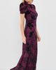 o.p.t o. p.t Ralph Velvet Dress Plum Velvet - 4