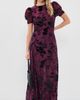 o.p.t o. p.t Ralph Velvet Dress Plum Velvet - 5