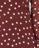 o.p.t o. p.t Selma Polka Dot Maxi Dress Brown Polka Dot - 6