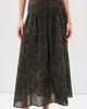 o.p.t o. p.t Vashti Skirt Olive Floral - 2
