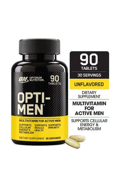 Optimum Nutrition Optimum Nutrition Daily Multivitamin Supplement for Men with Amino Acids and Immune Support, 90 Count, 30-Day Supply