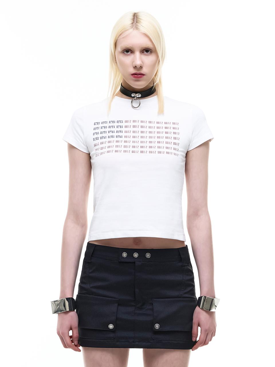 OPUS 0012 Op. 07 GLORY CROP T-SHIRTS [WHITE]