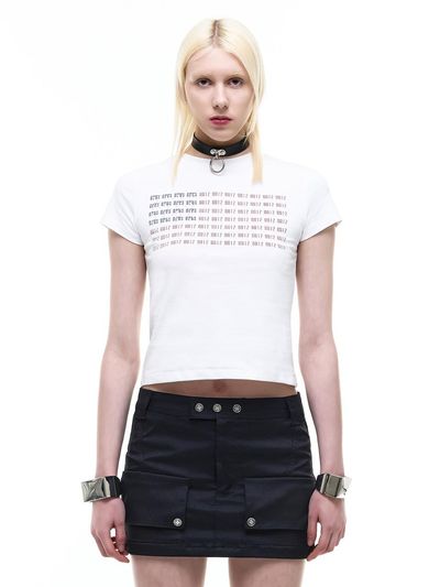 OPUS 0012 Op. 07 GLORY CROP T-SHIRTS [WHITE]