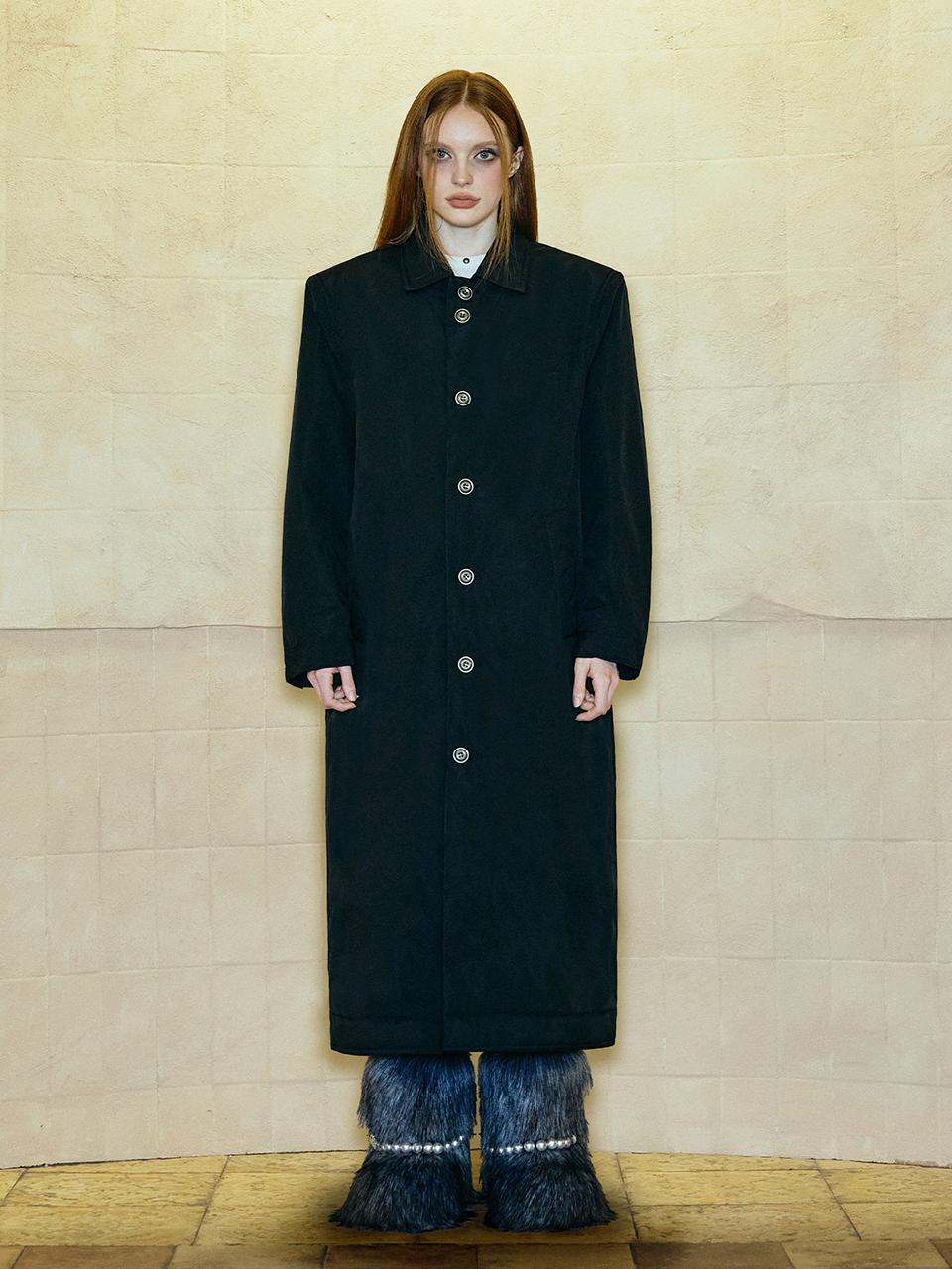OPUS 0012 Padded Quilted High-Density Coat [Black]