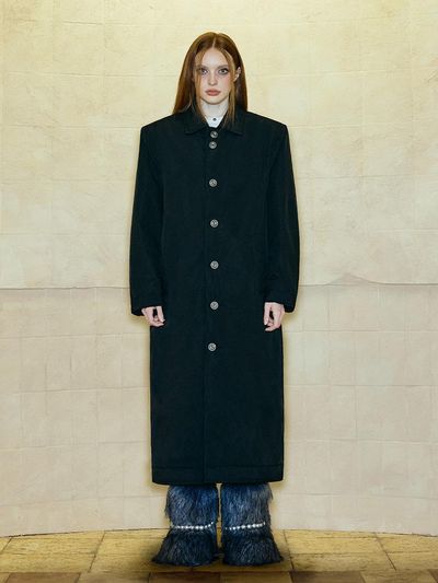 OPUS 0012 Padded Quilted High-Density Coat [Black]