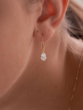 OR D`OR [14K] Drop earrings