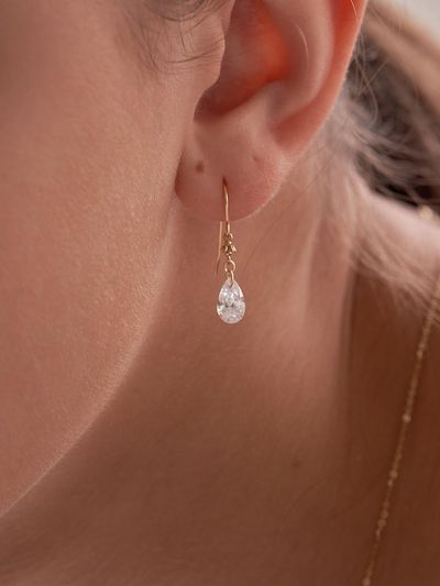 OR D`OR [14K] Drop earrings