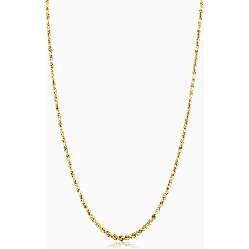 Oradina Oradina 10K Gold Roman Rope Bold Chain Necklace