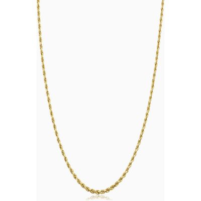 Oradina Oradina 10K Gold Roman Rope Bold Chain Necklace