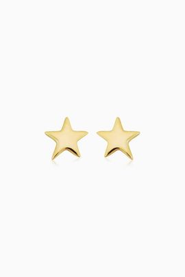 Oradina Oradina 10K Gold Starry Night Stud Earrings