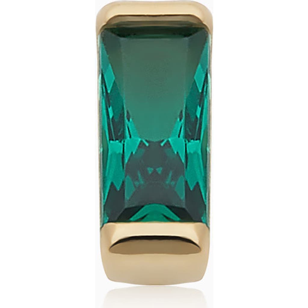 Oradina Oradina 14K Gold Fresco Baguette Micro Single Stud