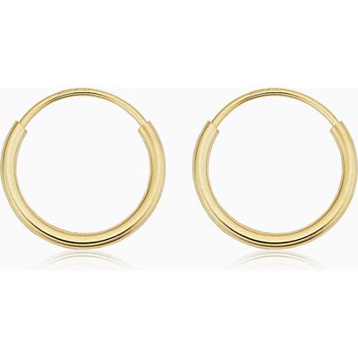 Oradina Oradina 14K Yellow Gold Easy Day Petite Endless Hoops 