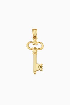 Oradina Oradina 14K Yellow Gold Maison Pendant Charm 