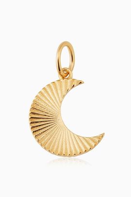 Oradina Oradina 14K Yellow Gold Moonburst Charm Pendant 