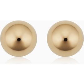 Oradina Oradina 18K Yellow Gold Have A Ball Stud Earrings 